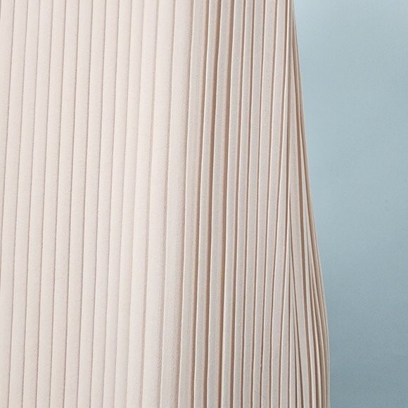 Sam Edelman Blush Pink Pleated Dress Size 12 - Picture 3 of 11